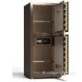 Tiger Safes Brun à 2 portes Brun 150 cm verrouillage électrique de haut